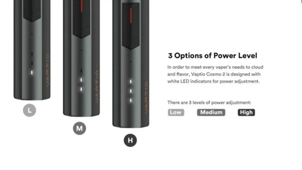 【小煙主機】VAPTIO COSMO2 可調三段式 套組