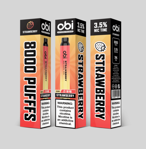 【一次性】OBI 8000口 一次性 主機 3.5% 可充電 買十送一