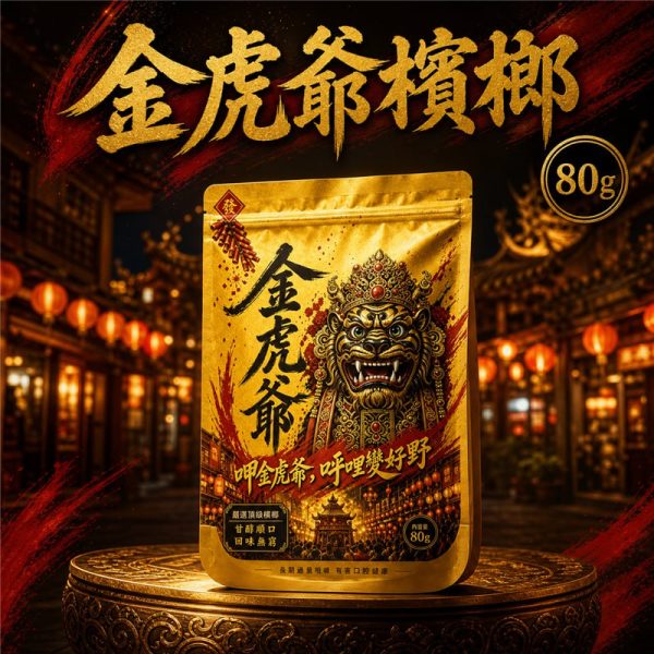 【台灣口香糖】金虎爺檳榔 乾果