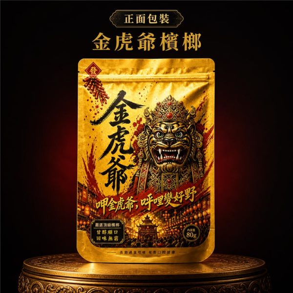 【台灣口香糖】金虎爺檳榔 乾果